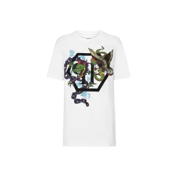 PHILIPP PLEIN Graphic print Short sleeve T shirt