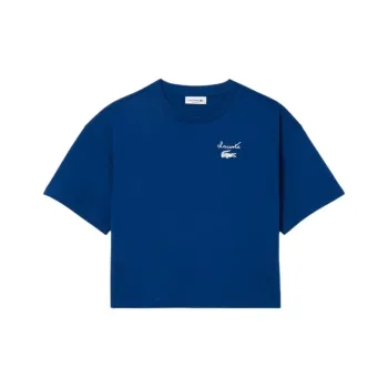 LACOSTE T-Shirts Women's Blue