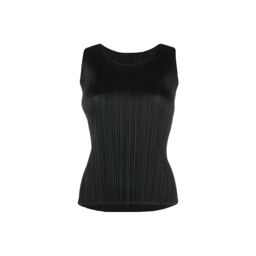 PLEATS PLEASE ISSEY MIYAKE Plissé Scoop neck Vest