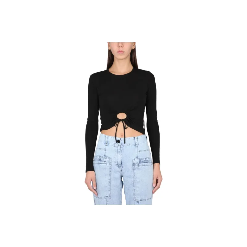 PROENZA SCHOULER Crepe Crewneck Tops-0