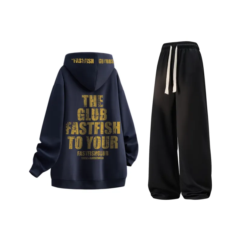 FASTFISH Sweatshirt Sets Unisex-4
