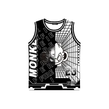 FireMonkey Basketball Jersey Unisex Night Black