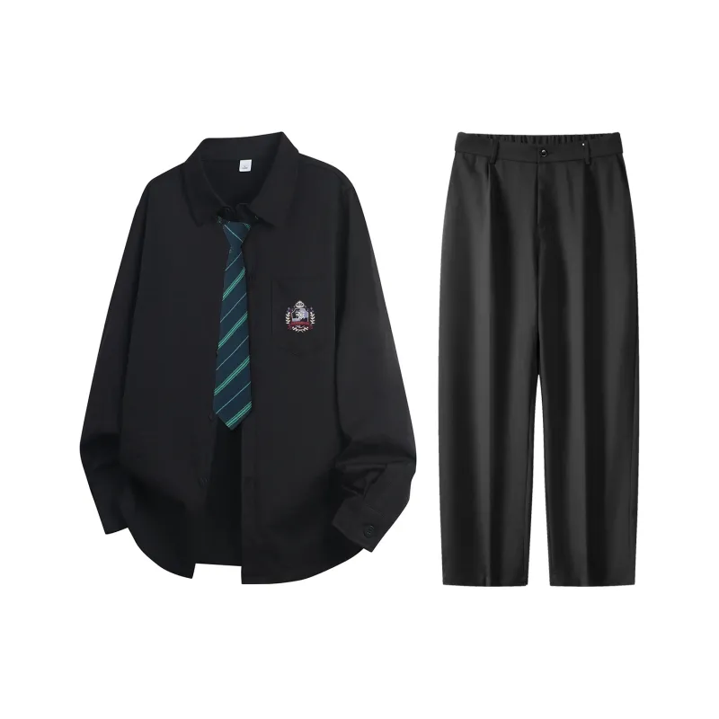 PEIMENG Shirt Matching Set Unisex-12