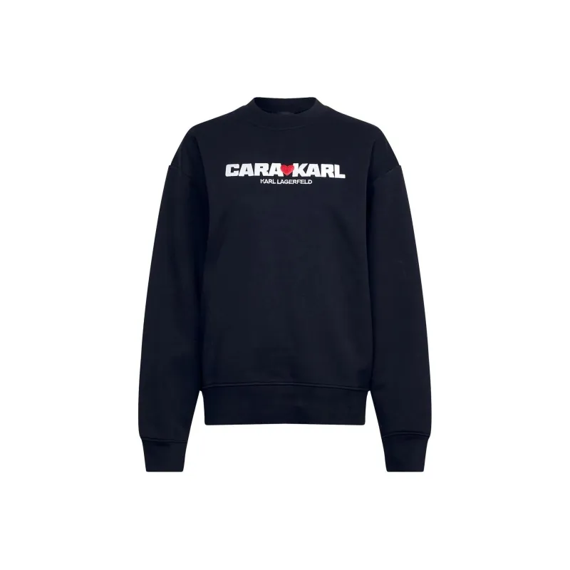 KARL LAGERFELD X Cara Delevingne Logo-print Sweatshirt-0