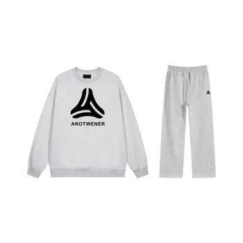 JIANWANG Sweatshirt Sets Unisex