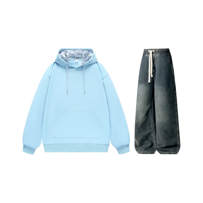 A.X.S.K Sweatshirt Sets Unisex-47