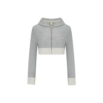 Barb Chill Sweatshirt Women's Gray Grid