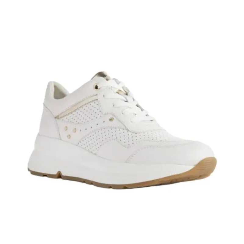 GEOX BACKSIE Low Top Casual Shoes Women's White-2