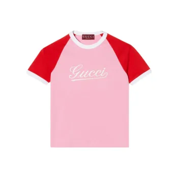 GUCCI Logo print Cotton T shirt