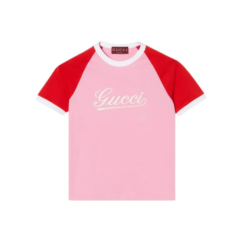 GUCCI Logo print Cotton T shirt-0