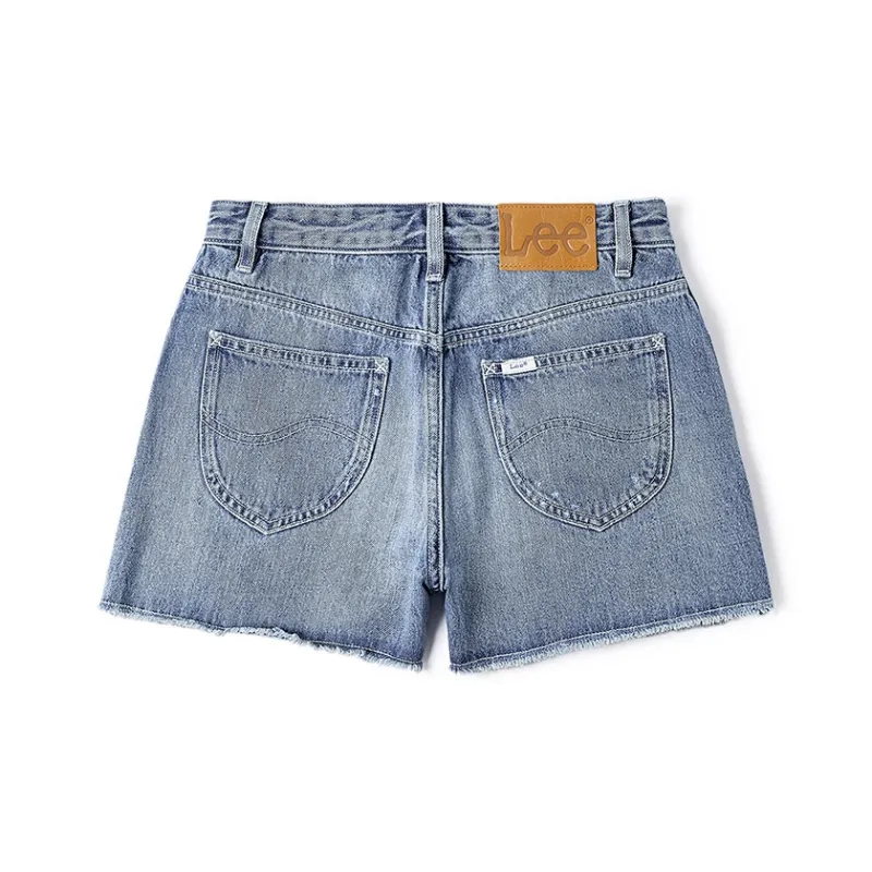 Lee SS25 Denim Shorts Women's Light Blue-1