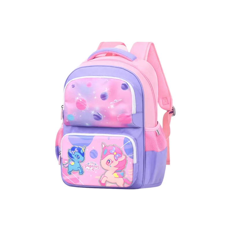 YOME Polyester Student Bag Unisex Multicolor-1