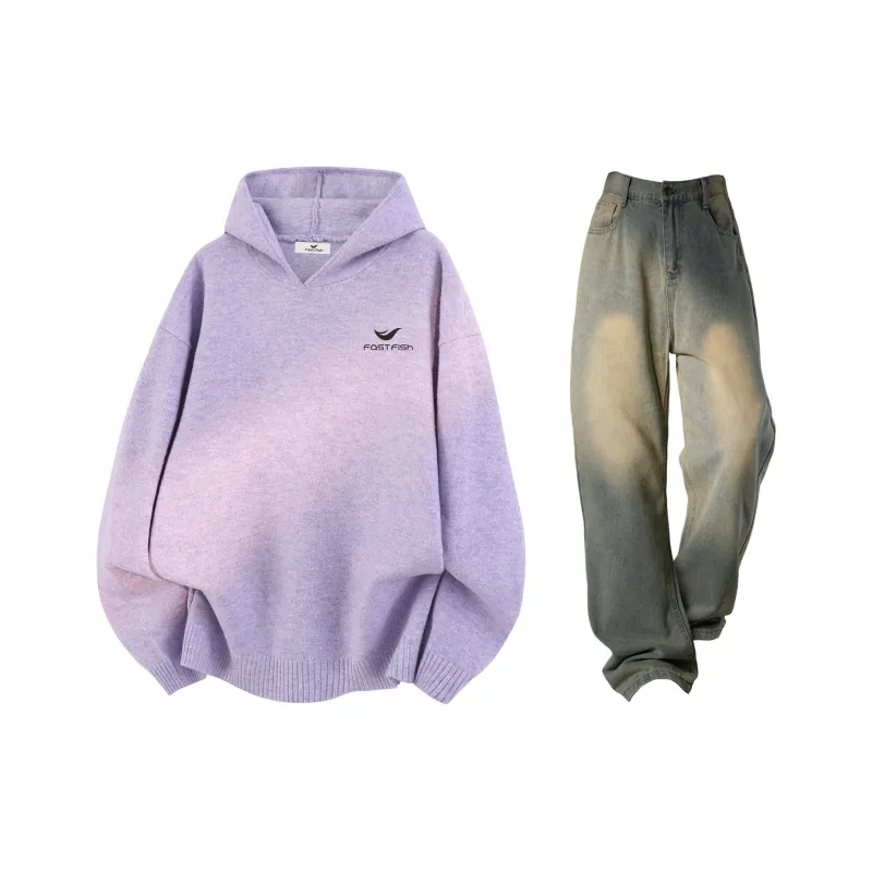 FASTFISH Sweatshirt Sets Unisex-2