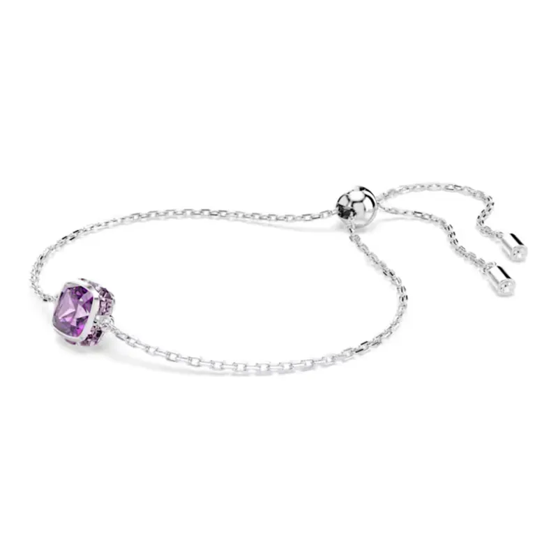 Swarovski Synthetic Cubic Zirconia Bracelets Women's Silver-1