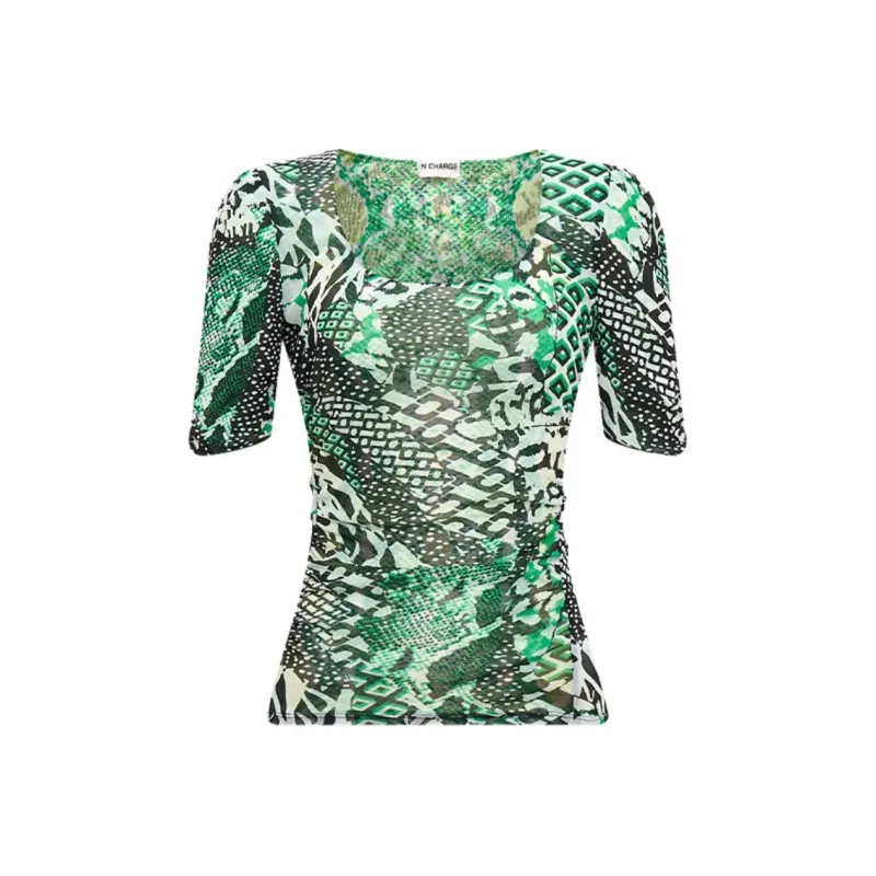 DVF Diane Von Furstenberg FW24 Shirt Women's Green-0