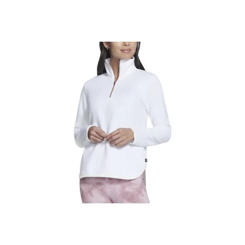 Skechers Soft-Knit Ottoman Knitwear Women's White