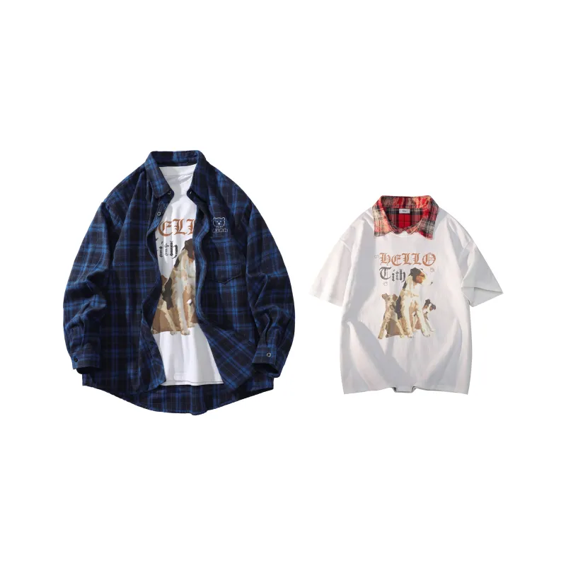 TITH Shirt Matching Set Unisex Two Piece Set-2