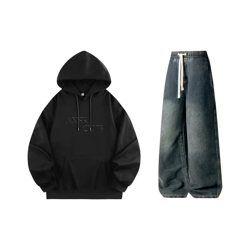 A.X.S.K Sweatshirt Sets Unisex-39