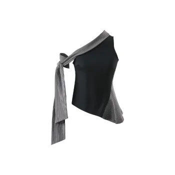 SKYA Crop Tops Women's Black