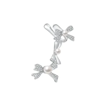 ZEGL Artificial Pearl Clip On Earrings Women's