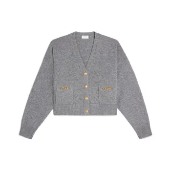 CELINE Cashmere Sweaters Women's Gray