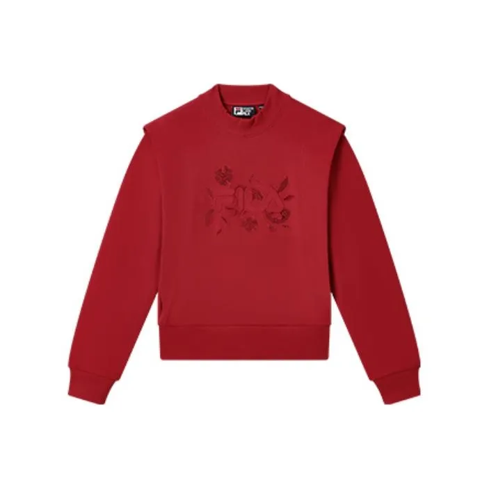 FILA Sweatshirts Women's Fiery Scarlet-0