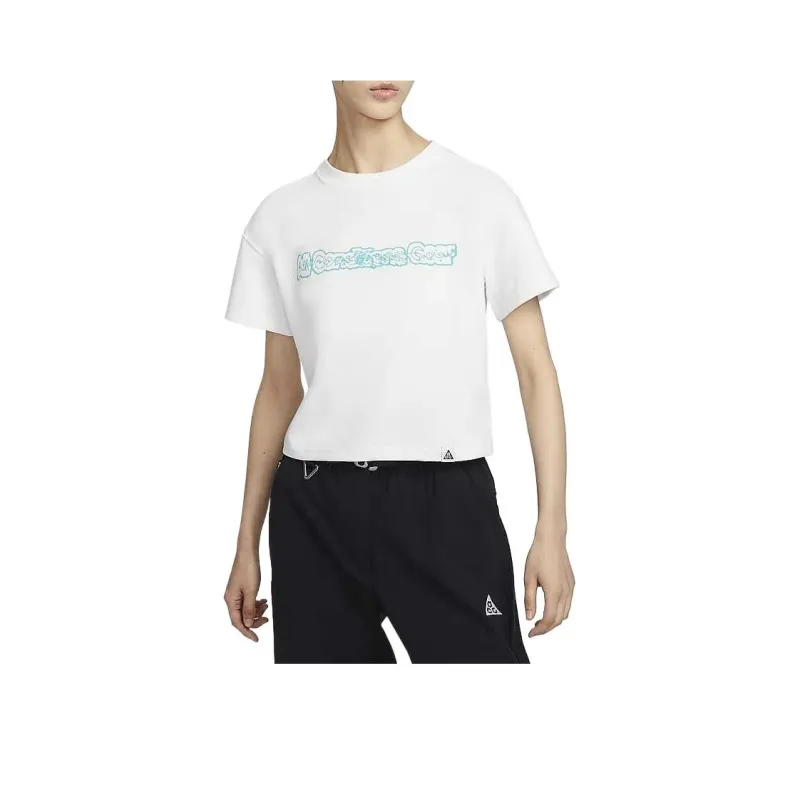 Nike ACG SS24 T Shirt Women's Mountain Peak White-0