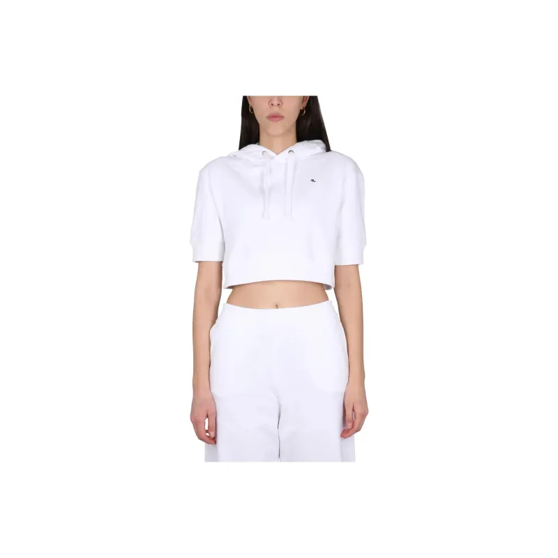 RAF SIMONS Drawstring Cropped Hoodie-0