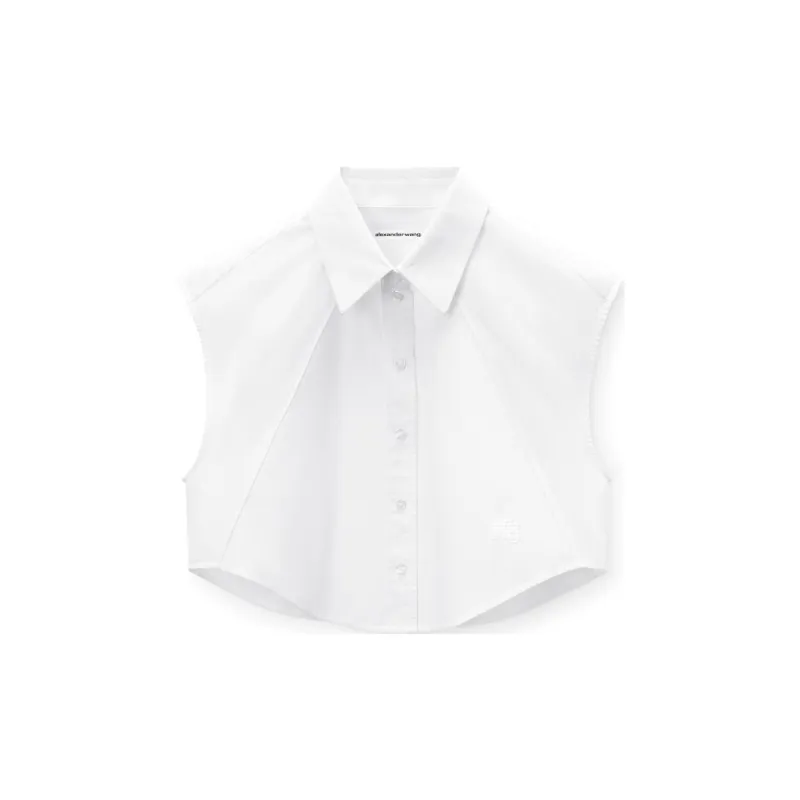 Alexander Wang Cropped Sleeveless T Shirt-0