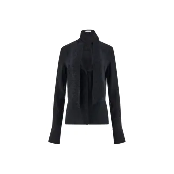 Ferragamo Gancini jacquard Silk Blouse