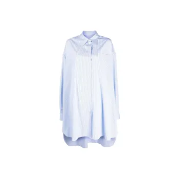 Maison Margiela Striped Button Up Oversized Shirt