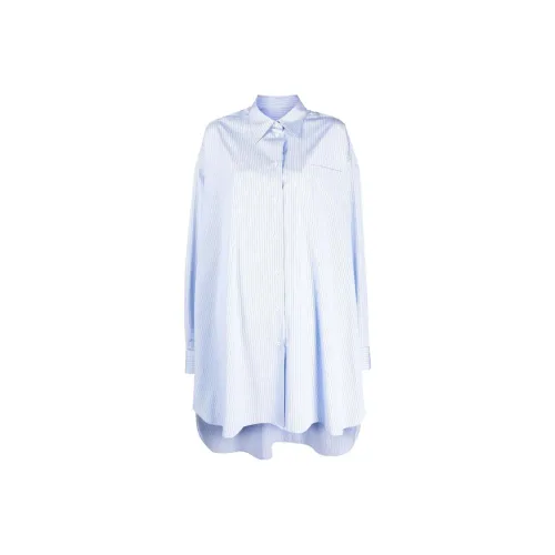 Maison Margiela Striped Button Up Oversized Shirt