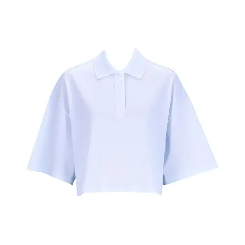 Bottega Veneta SS24 Polo Shirt Women's Blue