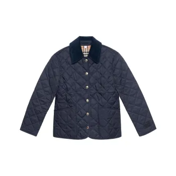 Burberry Puffer Jacket Women's Marine Blue