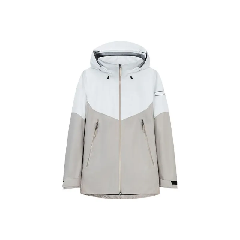 Anta Outdoor Collection Jackets Coats Women's Light Gray/Papyrus White-0