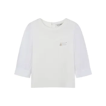 Teenie Weenie T Shirt Women's Ivory White