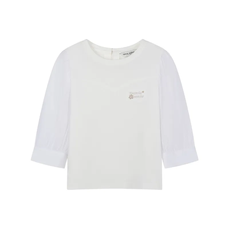 Teenie Weenie T Shirt Women's Ivory White-0