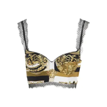 VERSACE Strapless Tops Women's Multicolor