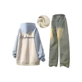 Fleece-Lined-(Blue Apricot & Yellow Mud)