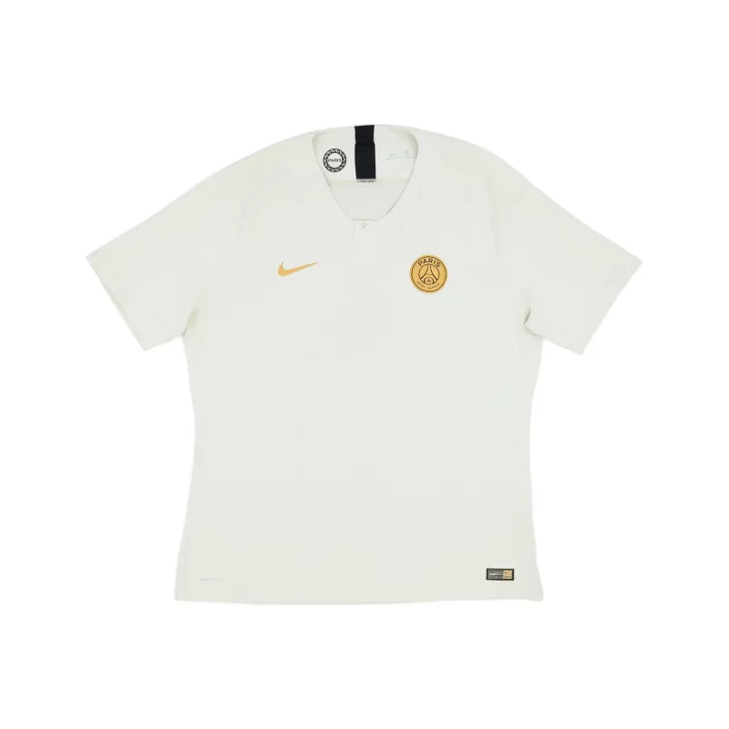 Nike Paris Saint Germain Player Issue Vaporknit Soccer Jersey Men's Cream-0