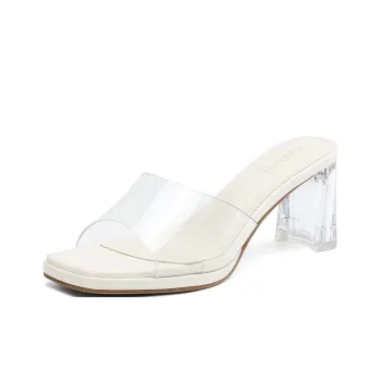 DAPHNE Crystal Quiet Slide Slippers Women's