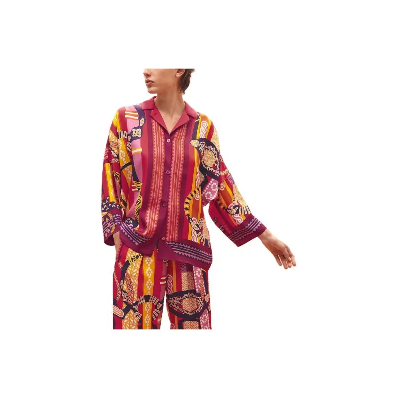 HERMES Shirts Women's Red-0