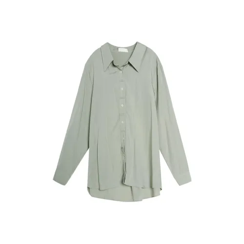 Painting system Shirts Women's Green