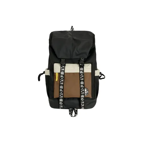 Yalu Oxford Backpack Regular Unisex Black/Red/Green