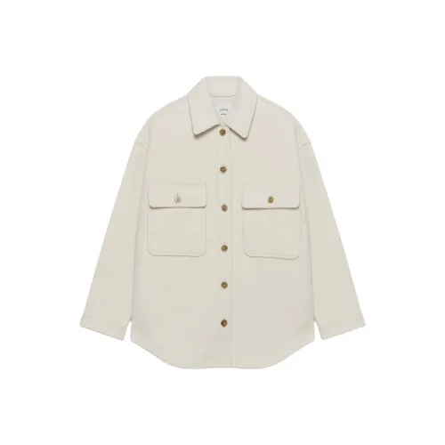 ARITZIA FW24 Wilfred Yvonne Merino Wool Jacket Jackets Coats Women's Birch/Birch Wood