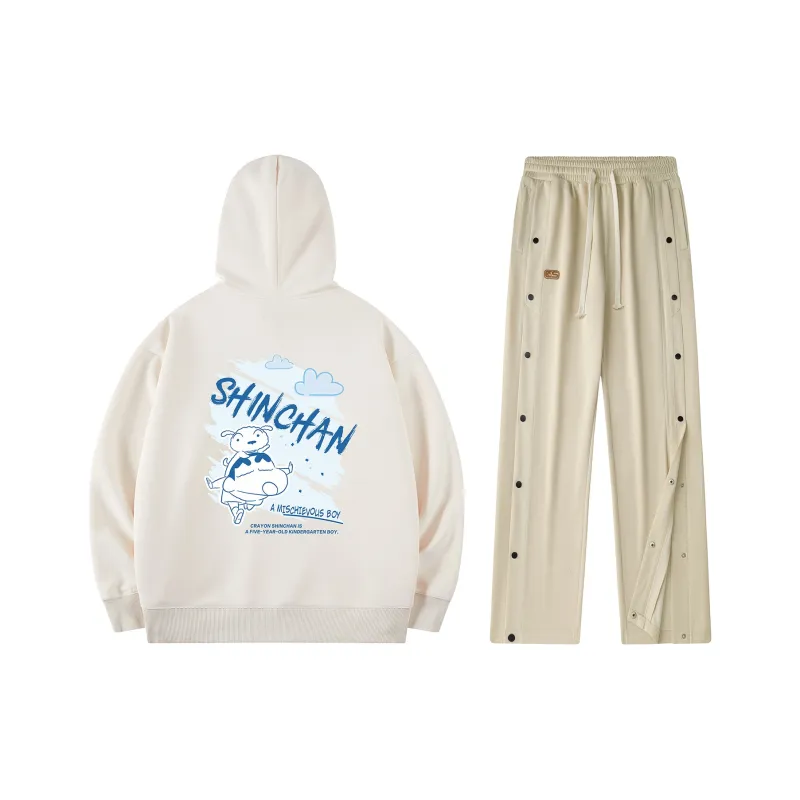 Crayon Shinchan Sweatshirt Set Unisex-36