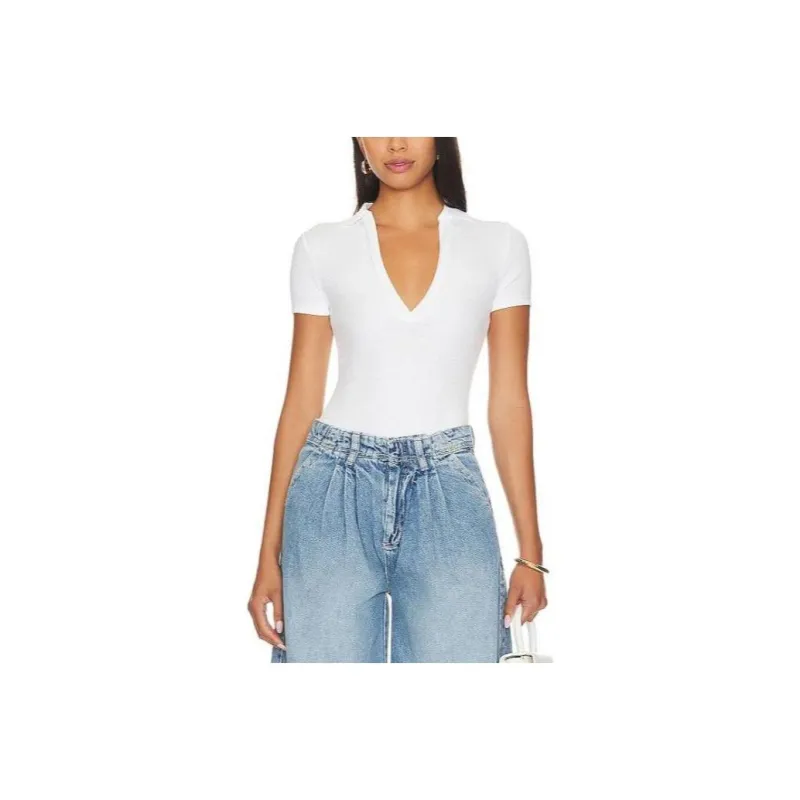 FREE PEOPLE Bodysuits Women's White-0