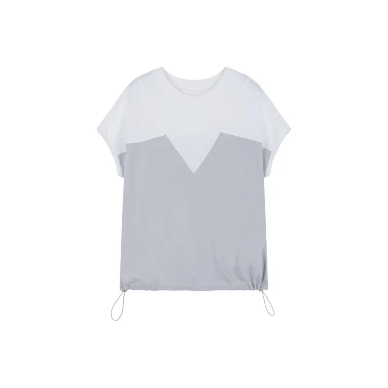 IHIMI T Shirt Women's White & Blue-0