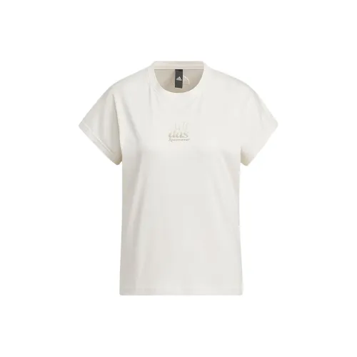 adidas Lounge Women's Silky T Shirt Apricot