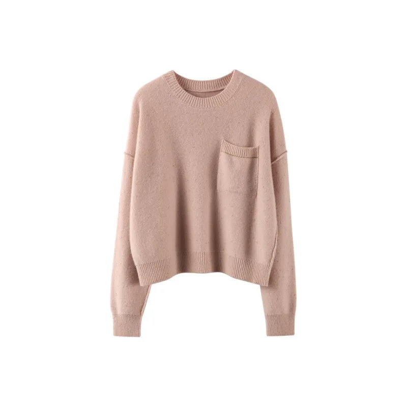 MAIGRE SIMHAT Cashmere Sweater Women's Almond Pink-0